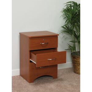 Oslo Bedside Cabinet 3 Drawer Cherry
