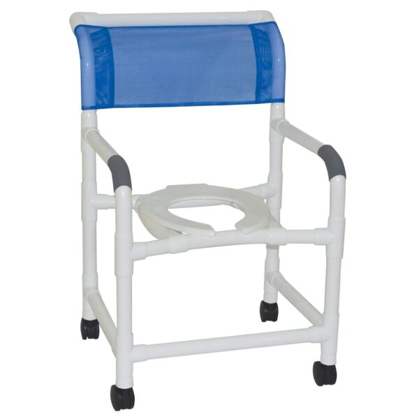 MJM Shower Chair - Standard Line Shower Chair w/ Commode Opening 22 inch