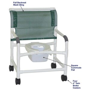 MJM Shower Chair - Standard Line Shower Chair 26 inch w/ Commode