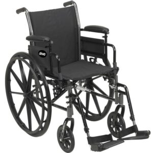Cruiser III Wheelchair 18" x 16-18" w/leg-rest (K316ADDA-ELR)