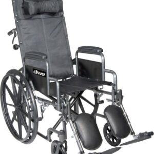 Silver Sport Full Reclining High Back Wheelchair 16” (SSP16RBDDA)