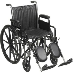 Silver Sport 2 Wheelchair 20” x 16" w/leg-rest (SSP220DDA-ELR)