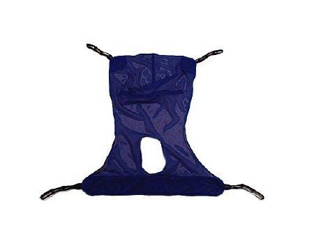 Invacare R116 Full Body Mesh Sling w/ Commode Opening - Extra Large