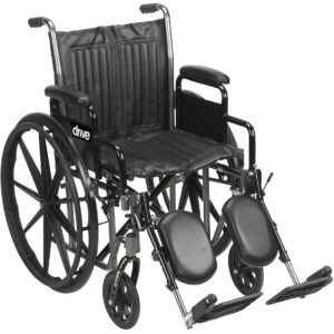 Silver Sport 2 Wheelchair 18” x 16" w/leg-rest (SSP218DDA-ELR)