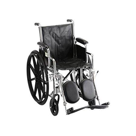Wheelchair 16" Vinyl Desk Length Arms W/ Elevated Leg Rests (Free Shipping)
